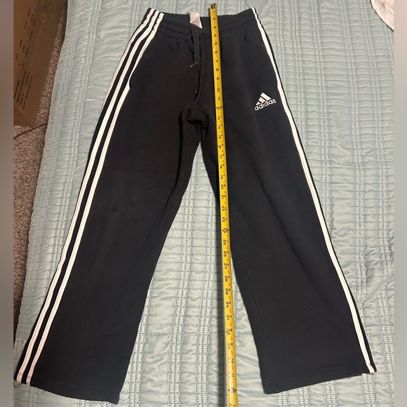 Adidas Kids Black Sweat Pants w/ Drawstring and pockets - size xs - Picture 3 of 10